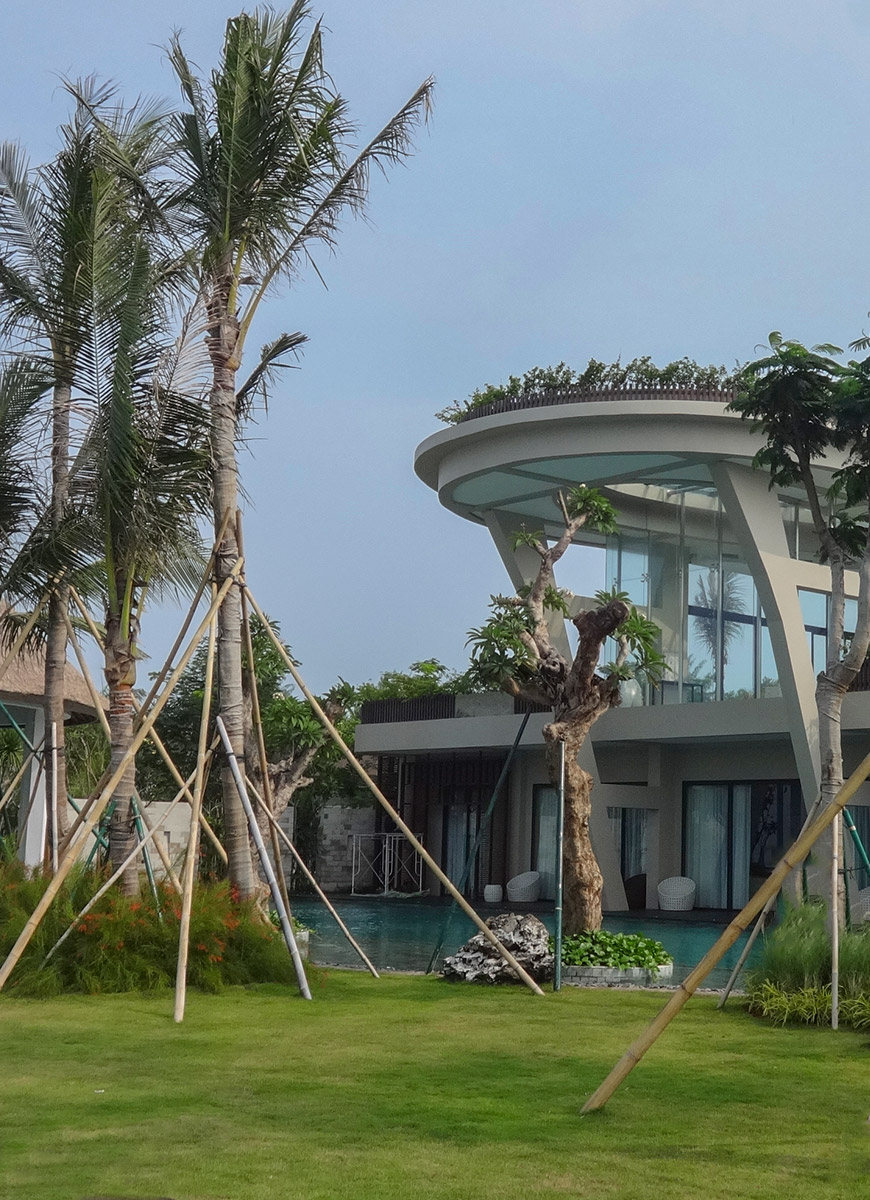 Ascensore esterno panoramico Suite per una villa in Indonesia